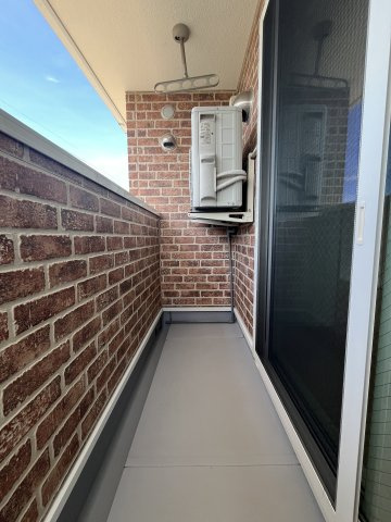 ゆいっと・グランデ　Ⅰのバルコニー