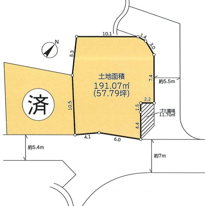 相鉄本線「希望ケ丘」売地の画像