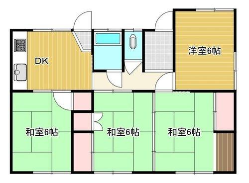 城下町　中古戸建の間取り