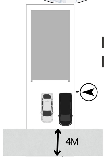 葵区羽鳥４丁目　新築一戸建て　全３棟　2号棟の区画図