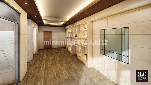 大阪市浪速区戎本町２丁目の賃貸マンションのエントランス
