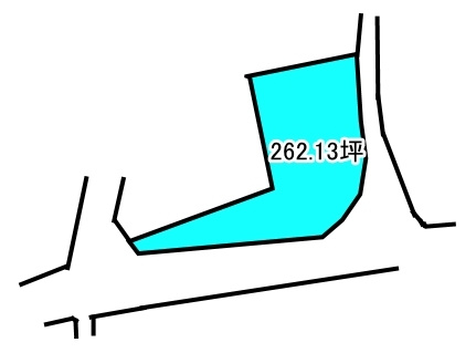 萩生 治良丸　売土地の区画図