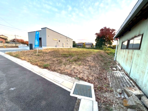 土地　坂戸市横沼の前面道路含む現地写真|建築条件無し♪