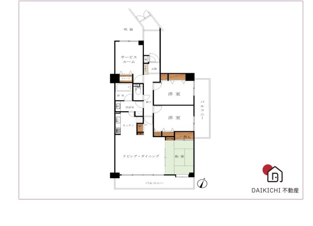 【間取り】 | ダイアパレスリバーコート熊谷