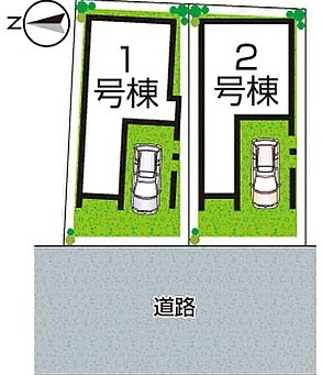 堺市第五北区長曽根町の区画図