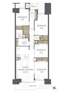 【間取り】サンロイヤル池田バードヒルズ３号館 