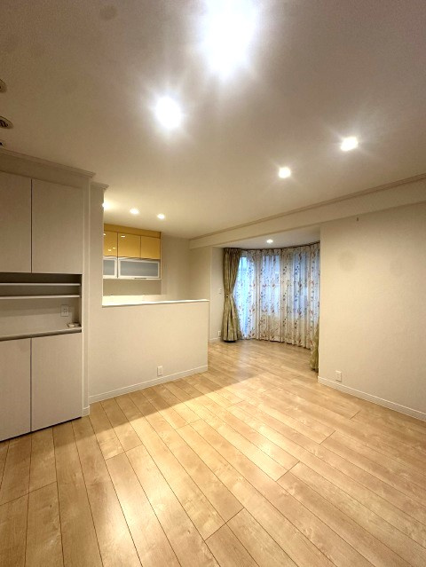 連島中央　売家の居間・リビング|綺麗に使用されたLDK