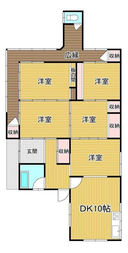 大島　中古戸建の間取り