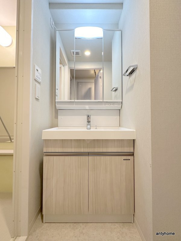 エスグランデ難波グランツ　仲介手数料無料の洗面所