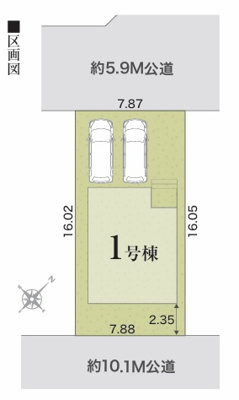 【区画図】 | リナージュ大津月輪５丁目２４－２期 | 区画図