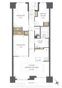 【間取り】セントラルステージパークホームズ 