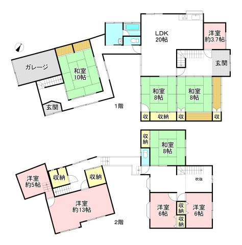 各務原市蘇原清住町４丁目の間取り