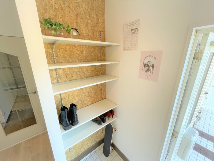 ビューパレス Ｂの収納|玄関