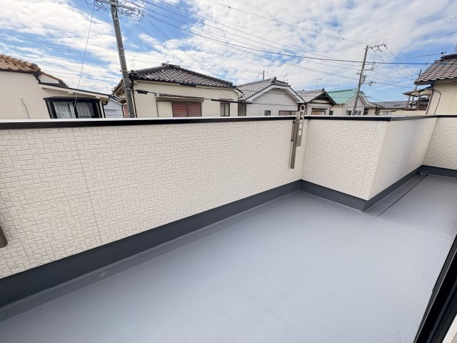 神戸市西区長畑町　新築戸建のバルコニー