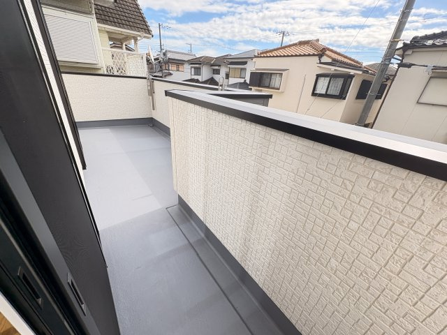 神戸市西区長畑町　新築戸建のバルコニー