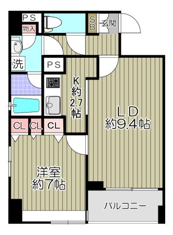 【間取り】 | クリオ戸越銀座弐番館