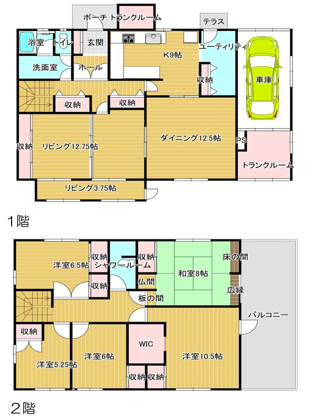 東香里2丁目　中古一戸建ての間取り|間取り図はいかがですか？ご希望を叶える間取りですか？リビングの広さは？水回りの位置は？カウンターキッチン？など色々な情報が集約されています。弊社ではリフォームなどのご相談も承っております。