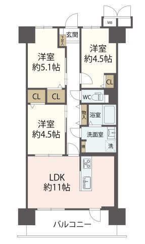 【間取り】の画像