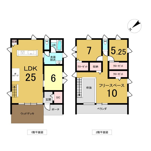 栃江　中古戸建　3LDKの間取り