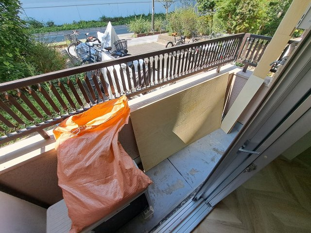 甲子園セブンのバルコニー