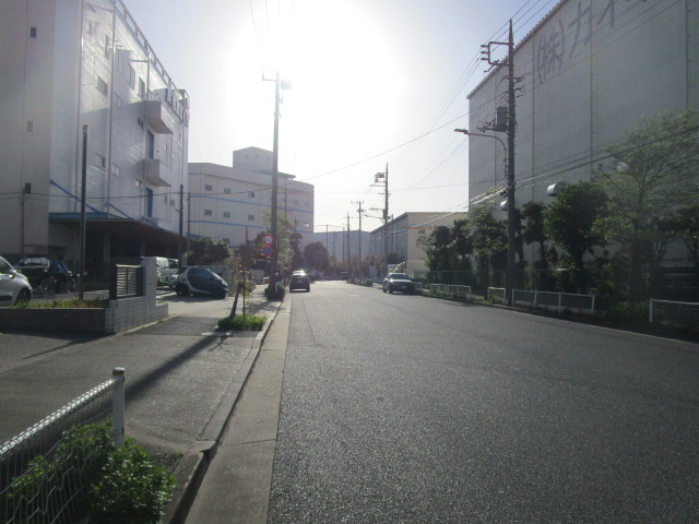 大田区城南島２丁目の倉庫の周辺