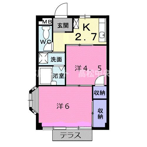 【間取り】 | エルディム大谷