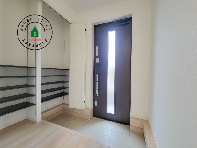 菊池市西寺第2-4棟（1号棟）の防犯設備|二重ロックでしっかり防犯対策ができます。