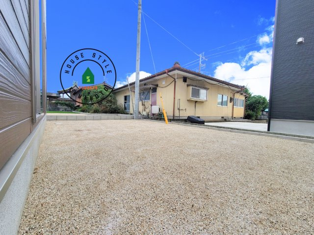 菊池市西寺第2-4棟（2号棟）の庭|お庭で自由な時間を過ごせます。