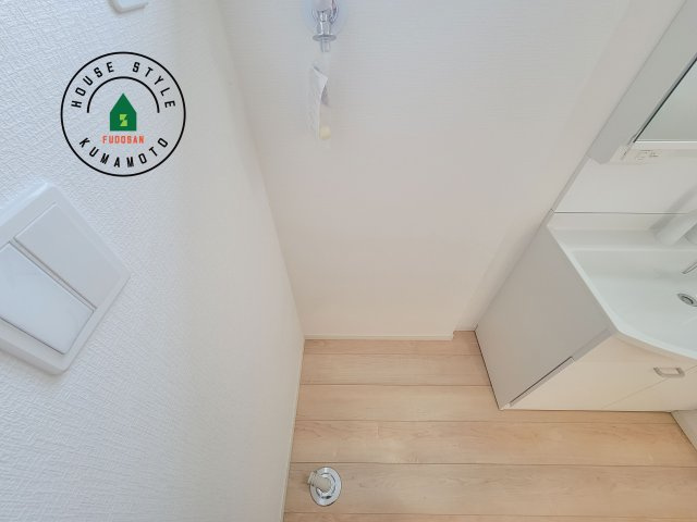 菊池市西寺第2-4棟（3号棟）のランドリースペース|ランドリースペースは広さもたっぷり。