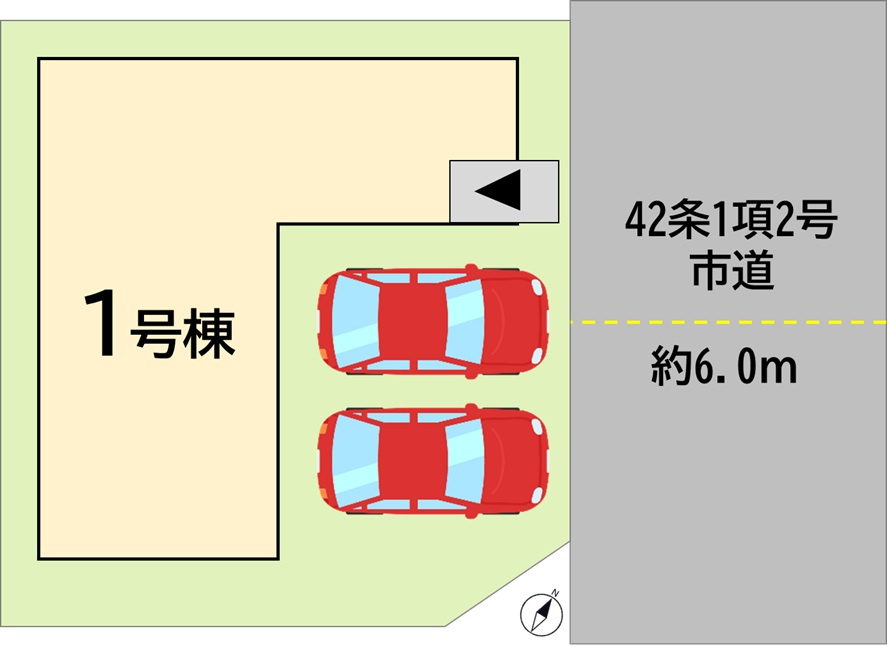 小倉南区湯川新町4丁目4期の区画図