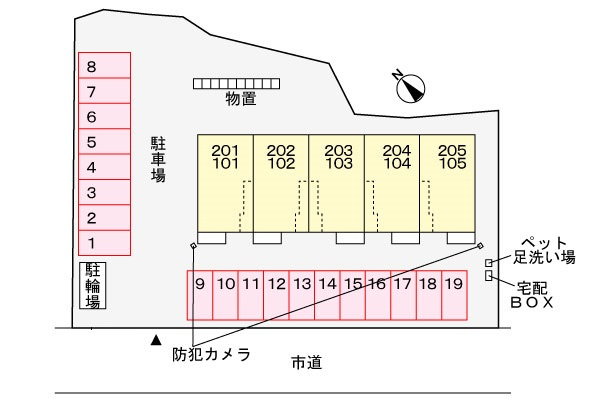 エーデルワイスの区画図