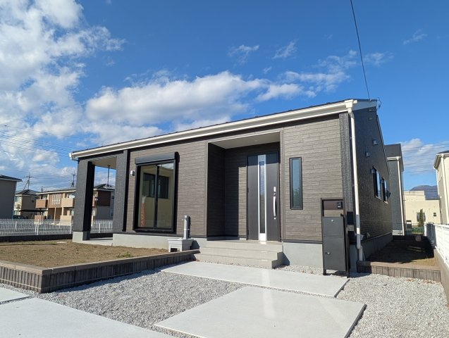 【外観】 | リーブルガーデン.S前橋市茂木町第3ー⑤ | 完成間近！人気の平屋住宅登場です！