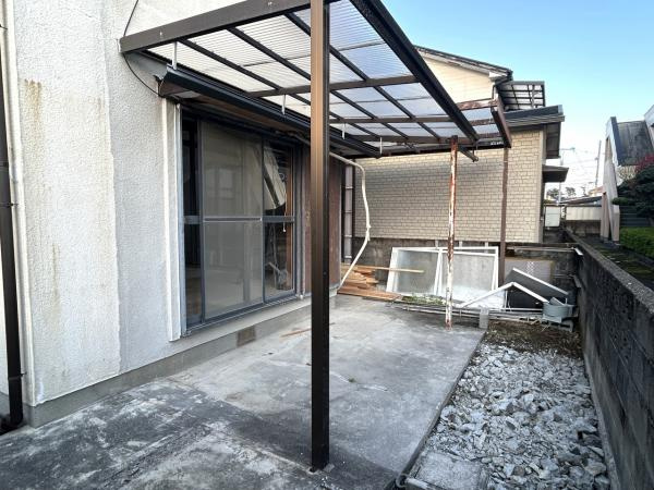 富士市中丸の中古一戸建|【リフォーム中】庭スペース