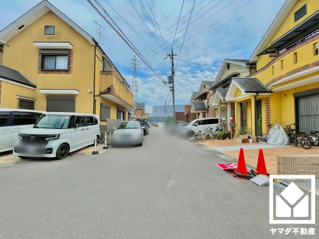 宇治市槇島町大川原の前面道路含む現地写真