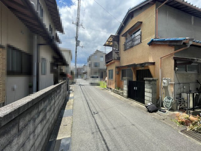 【前面道路含む現地写真】 | 大津市際川3丁目21-11　売土地