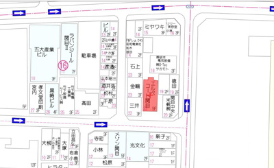 【地図】 | 大阪市城東区のRC造一棟マンション