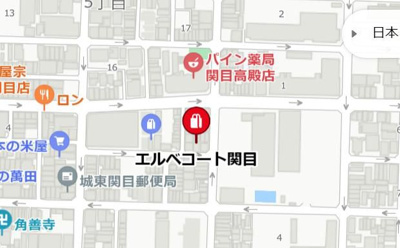 【地図】 | 大阪市城東区のRC造一棟マンション