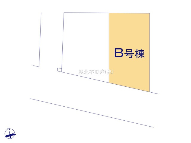 杉並区宮前4丁目 全2棟 B号棟の区画図