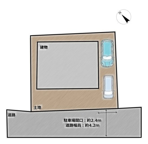 岡崎市福岡町の区画図