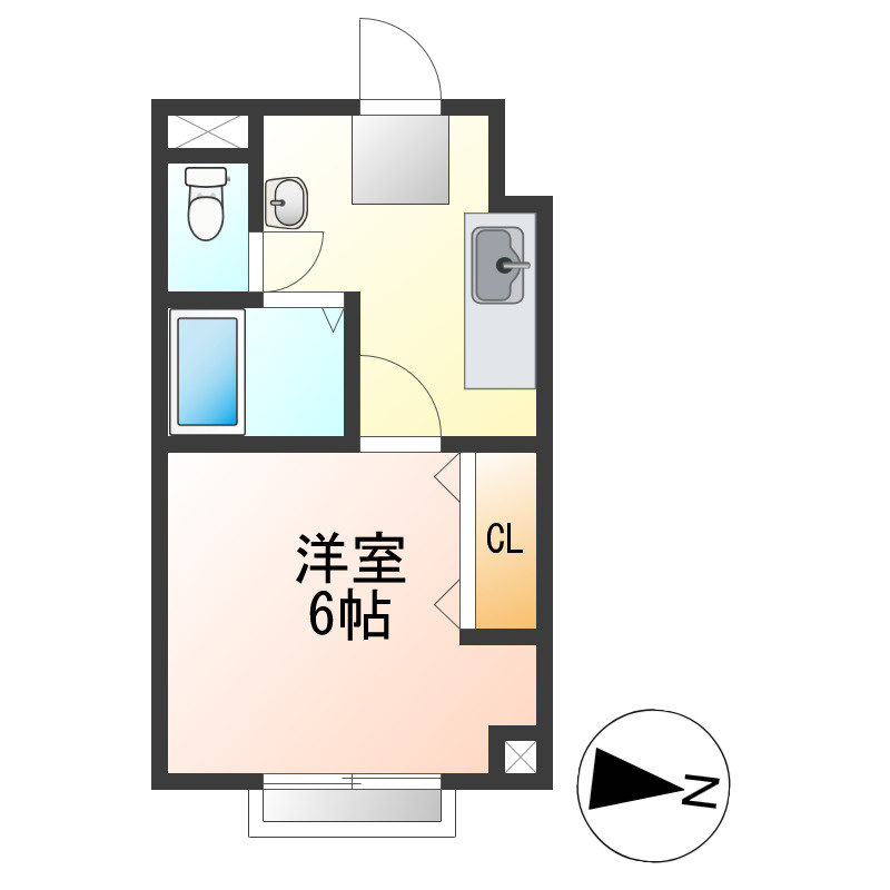 ドリームパレス荒楯の間取り
