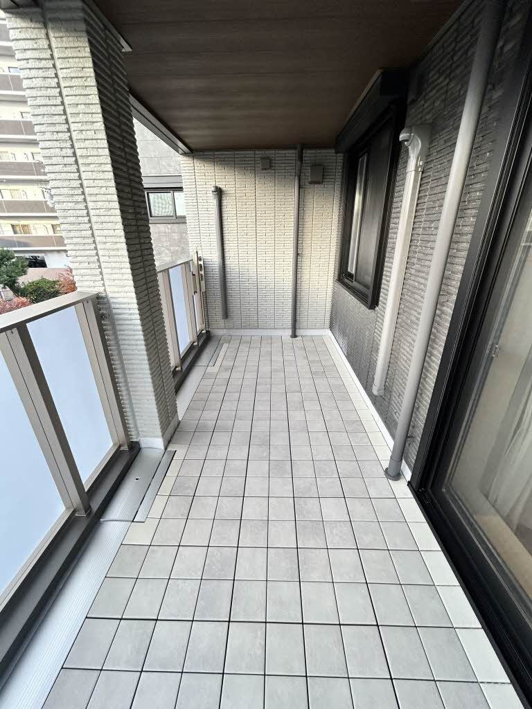 熊本市中央区大江１丁目の賃貸マンションのバルコニー