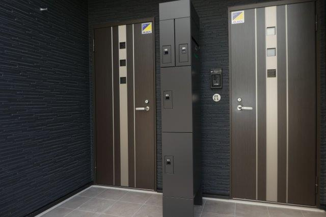 レジディア総社Aのその他共用部分|宅配ボックス完備。