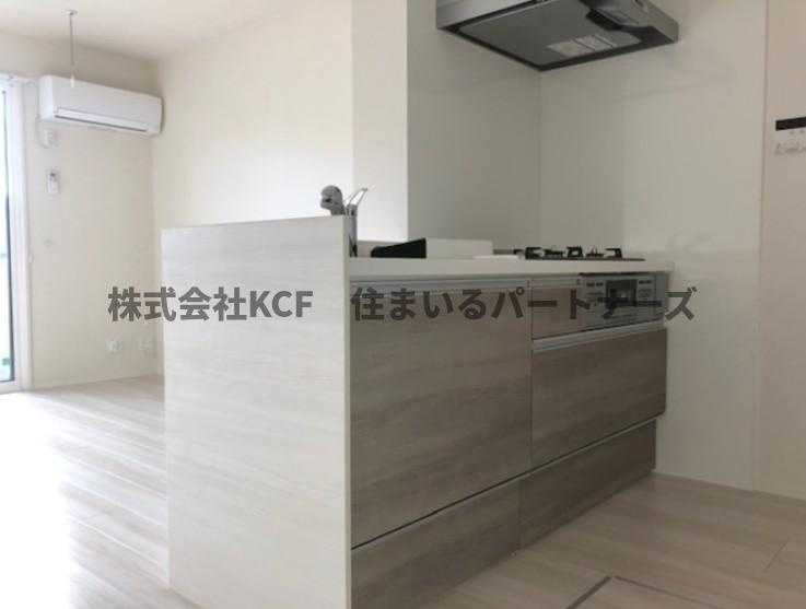 エスポワール合川B棟のキッチン|居間です