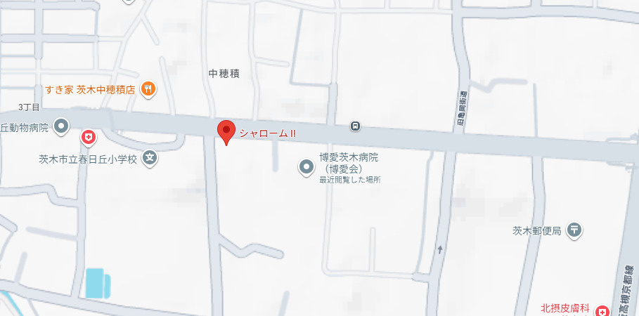 シャロームⅡの地図