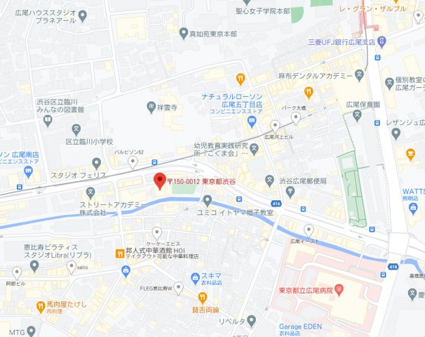 長谷部第１ビルの地図|物件所在地です。