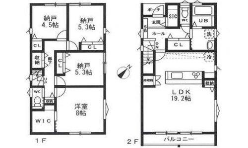 中山新町の間取り