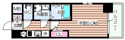 【間取り】 | エスリード弁天町桜通レジデンス