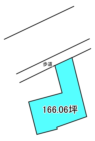 萩生　売土地の区画図