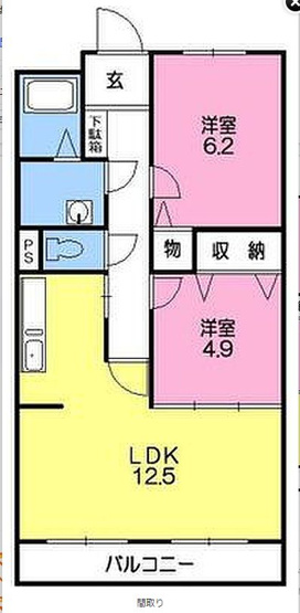 【間取り】 | プリメール金谷