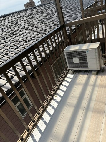 エスポワール出来島のバルコニー